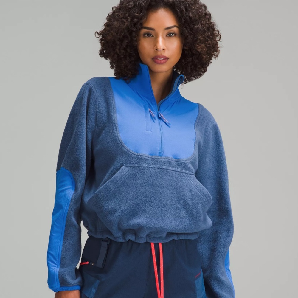 Lululemon Fleece + Ripstop Hiking Pullover